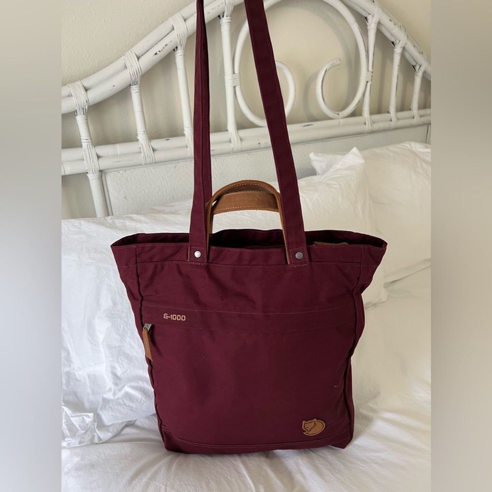 Fjallraven G-1000 Totepack #1 Maroon Bag Tote Travel Convertible Backpack